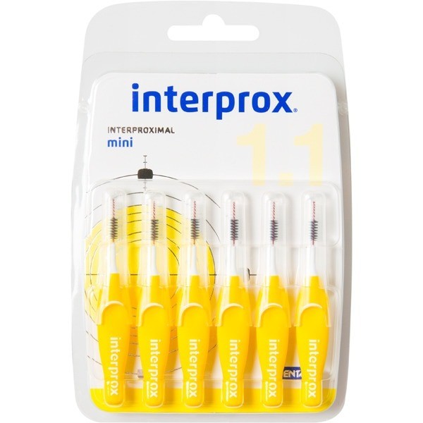 Interprox Mini Cepillo Interdental 1,1 mm 6 Unidades
