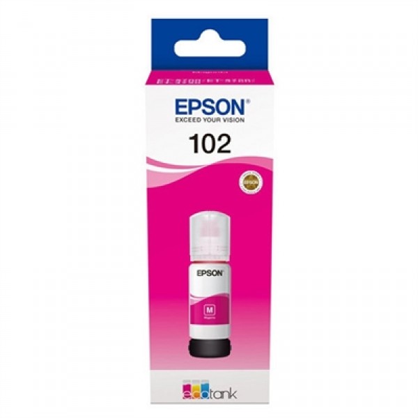 Epson botella tinta ecotank 102 magenta