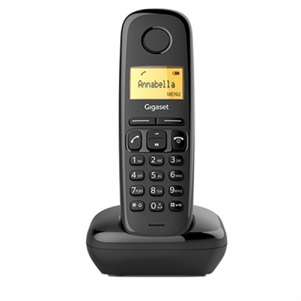 Gigaset a170 inalámbrico dect duo negro