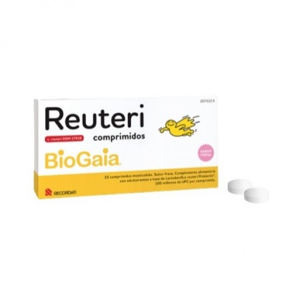 Casen Recordati Reuteri 10 Comprimidos Masticables Sabor Fresa