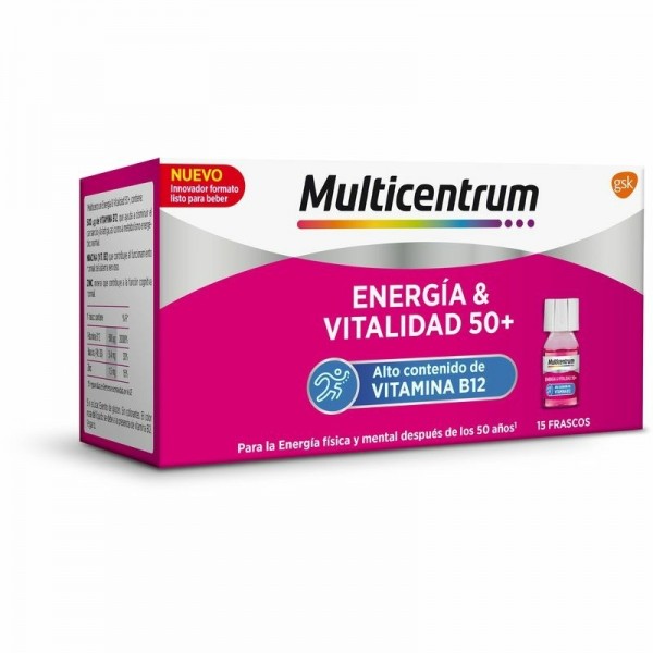 Multicentrum Energia Vitalidad 50 15 Frascos 7 m