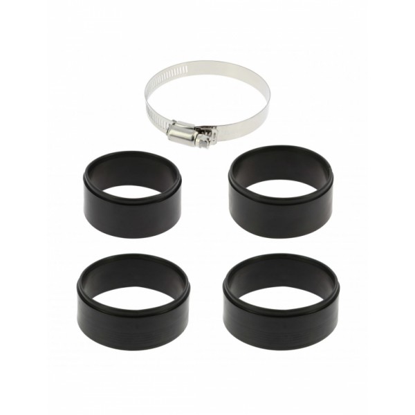 Filtro de Aire Universal para Coche Incluye 4 Adaptadores 60mm 65mm 70mm 77mm Color Gris