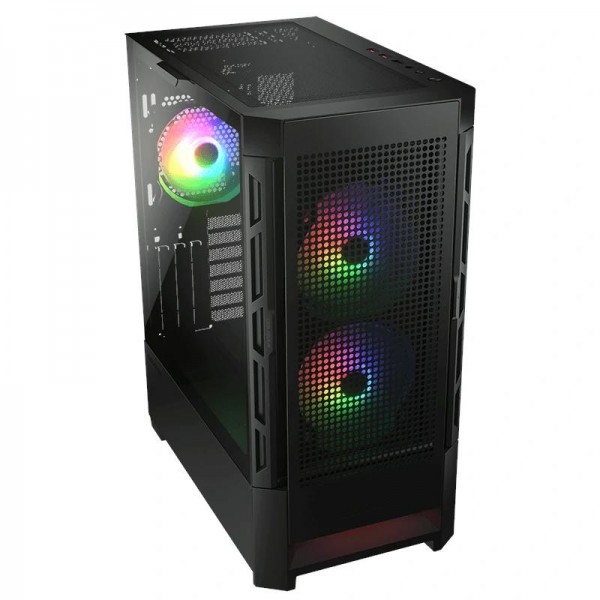 Cougar caja semitorre airface rgb black