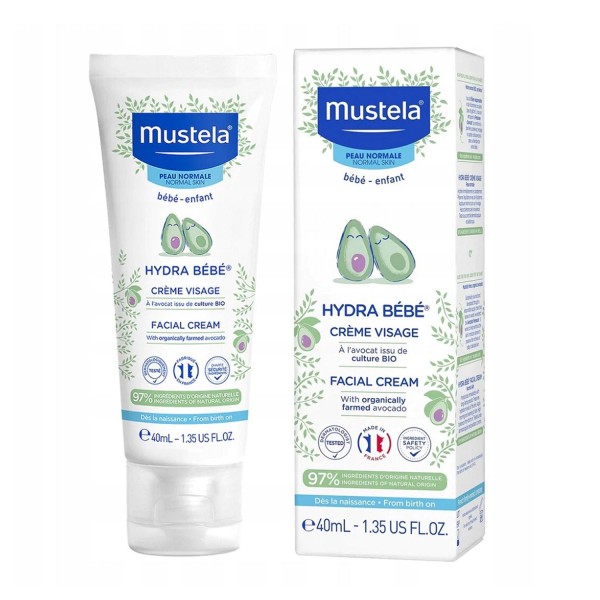 Mustela hydra-bebe crema facial 40ml