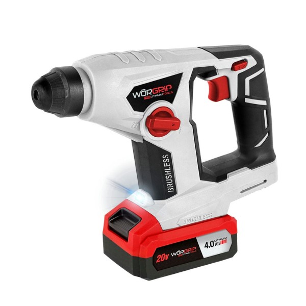 Taladro sds perf. 20v.1 bat.4.0ah brush