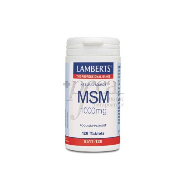 Lamberts Msm 1000 Mg 120 Comprimidos