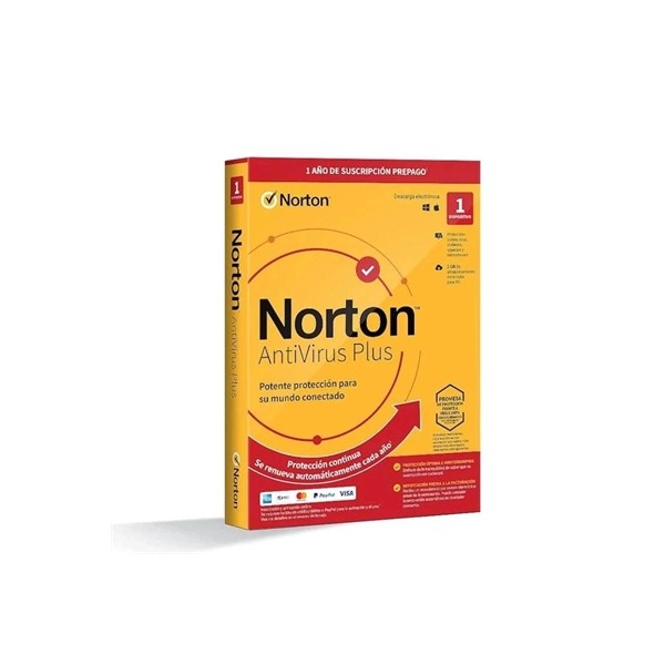 Norton antivirus plus 2gb es 1l/1a esd