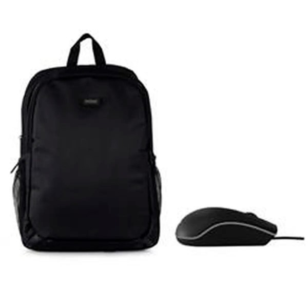 Nilox nxbkm010 black / mochila para portátil 15.6" + ratón usb