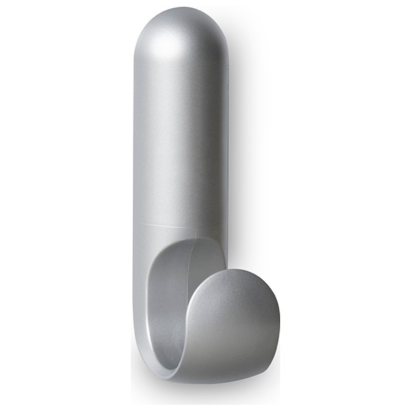 Colgador adhesivo atlas cromo mate (pack 2 unidades)