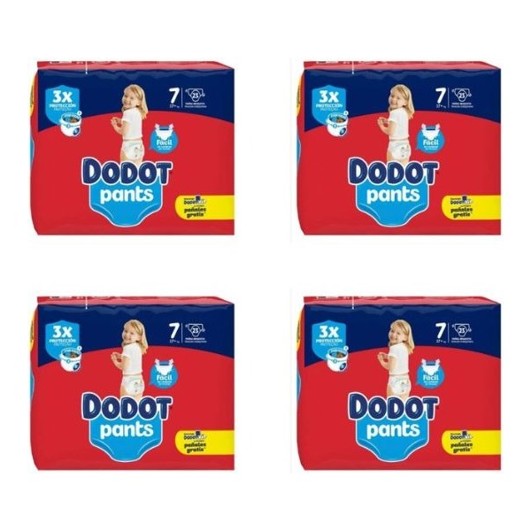 Dodot pants T/7 17+kg 23uds. (pack de 4)