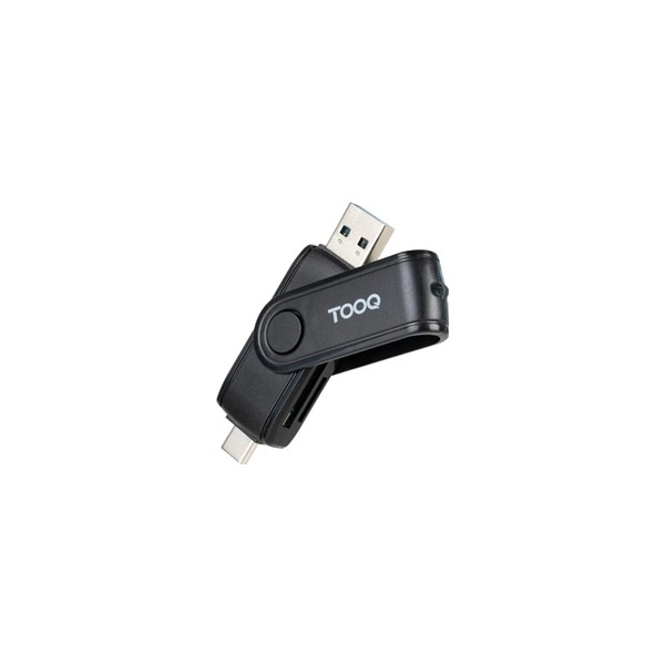 Tooq tqr-3003b lector usb-c 2.0+usb-a 3.0 sd/tf