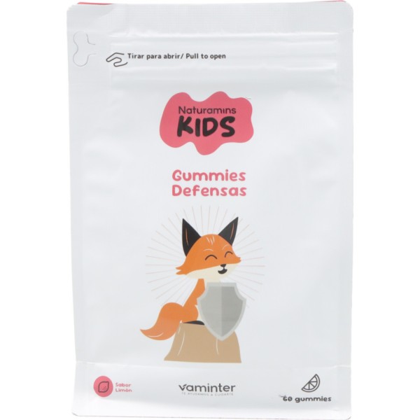 Naturamins Kids Inmuno Defensas Sabor Limon 60 Gummies
