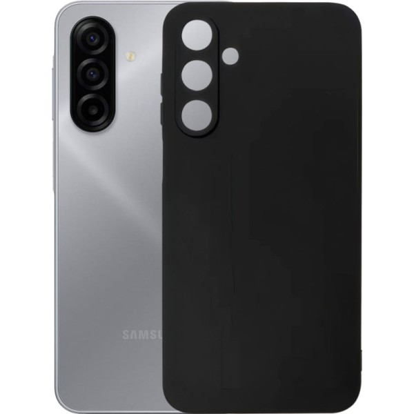 Jc funda trasera de silicona en color negro / samsung galaxy a17