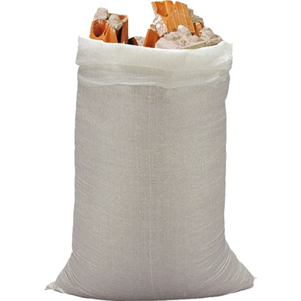 Saco de rafia blanco 60 x 100 cm, 10 uds