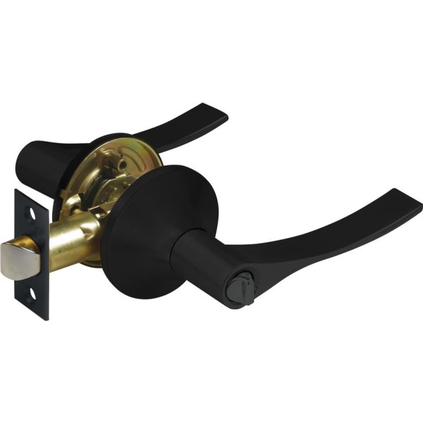 Pomo manilla baño 65mm.negro