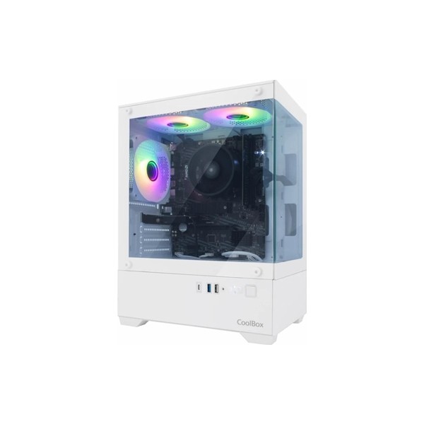 Coolbox caja gaming matx gm200 v.lite argb s.fte b