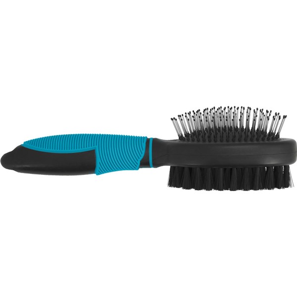 Cepillo doble dog barber nylon-metálico pequeño