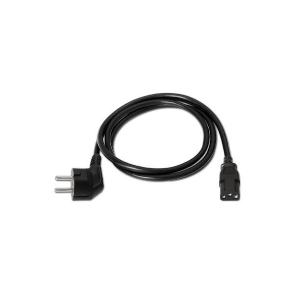Aisens cable alimentación cee7m-c13h negro 3.0m