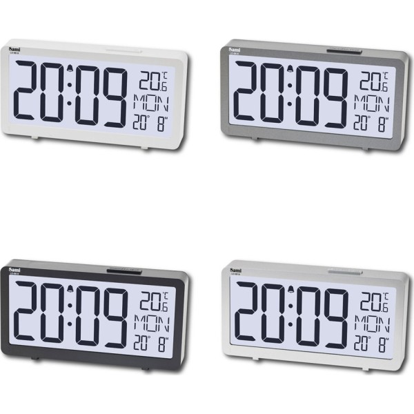 Despertador digital, colores surtidos