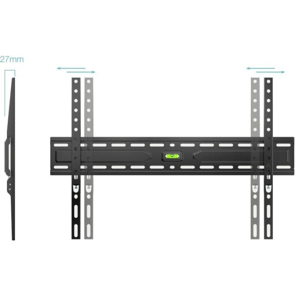 Tooq lp1050f-b soporte fijo 37"-86", negro
