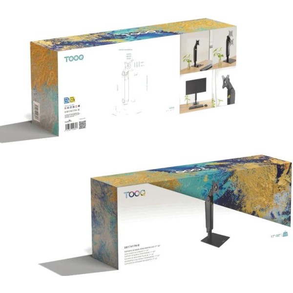 Tooq  db1471tn-b soporte mesa pantalla 17-32"